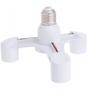 Imagem de Soquete multiplicador e-27 1x3 branco interneed