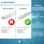 Imagem de Soquete para Lampada Tubular T8 Fluorescente Led C/ Rabicho C/ Inmetro