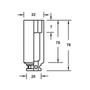 Imagem de Soquete Sextavado Longo de Impacto 1/2" x 9/16" Gedore