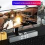 Imagem de Soundbar LED com Despertador - Funções Multimídia com Conexão com e sem Fio