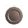 Imagem de Sousplat Bronze 33cm Crown Polipropileno Mesa Posta Lugar Americano Decoracao Premium