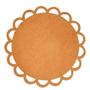 Imagem de Sousplat em MDF Cru Arabesco 35cm - MDF 3mm - Kit C/ 12 Unid.