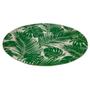 Imagem de Sousplat Palm Beach Estampado Verde - 33cm - Eleve o Luxo em sua Casa com Nosso Sousplat Clássico! - Estilo Requinte em Decoração!