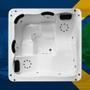 Imagem de Spa Quadrado Nova Iorque COMPLETO com hidro 2,00x2,00x0,87 Gel Coat 127v - Brasil Banheiras