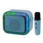 Imagem de Speaker Ecopower EP-2334 - SD/USB/Aux - Bluetooth - 7W - com Microfone - Azul