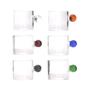 Imagem de Sphere Rainbow - Conjunto com 6 Xícaras de Vidro Borosilicato 90ml