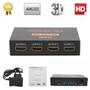 Imagem de Splitter 4 Saidas Divisor Sinal Hdmi 1X4 4K 2K 3840 X 2160