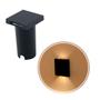Imagem de Spot Balizador p/ embutir solo ERAN 2 fachos LED 1W 3000K Nordecor ST2912