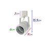 Imagem de Spot Branco Trilho Eletrificado + LED Dicroica Mr16 3000K St1966