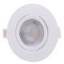Imagem de Spot de Embutir LED 6W Luz Branco Frio Bivolt Redondo Branco Empalux