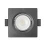 Imagem de Spot De Led Embutir Alltop Mr16 Quadrado 5W Preto Bivolt Tas