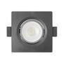 Imagem de Spot de Led Embutir Alltop MR16 Quadrado 5W Preto Bivolt Taschibra