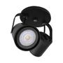 Imagem de Spot Duplo Redondo M2290hcdlp Cor Preto + 2 Lâmpadas Dicroica Led Branco quente 3000k 4,8w