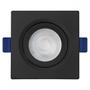 Imagem de Spot Emb.05W Led 3000K Quadr B_D Preto