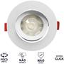 Imagem de Spot Embutir Led Bivolt Redondo 3000K Branco Quente 9cm 5W