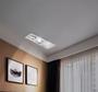 Spot Embutir Triplo Quadrado Recuado MR16 Preto + Lamp BQ - Decorium Imagem de Spot Embutir Triplo Quadrado Recuado MR16 Preto + Lamp BQ