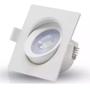 Imagem de Spot Led 7w Embutir Branco Quente Quadrado