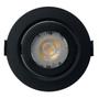 Imagem de Spot Led Embutir 3,0W 3000K Branco Quente 240 Lumens Redondo Preto Bivolt Empalux