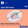 Imagem de Spot Led Embutir Quadrado Smart 5W Rgb - Tramontina