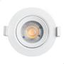 Imagem de Spot Led Embutir Redondo 5w 3000k Branco Quente Bivolt