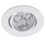 Imagem de Spot Led Embutir Sanca de Gesso Modelo Redondo 3W Branco Frio 6500K