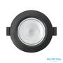 Imagem de Spot Led Preto Redondo Embutir 6w Branco Quente 3000K