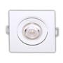Imagem de Spot led Quadrado de Embutir 2 Led 5W 6,000K Sala Quarto Teto Banheiro Branco Moderno 110V220V Bivolt Direcionável Luz Supimpa Sanca Spots MR16 Mini