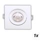 Imagem de Spot led Quadrado de Embutir 2 Led 5W 6,000K Sala Quarto Teto Banheiro Branco Moderno 110V220V Bivolt Direcionável Luz Supimpa Sanca Spots MR16 Mini