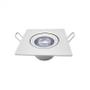 Imagem de Spot Led Supimpa Embutir Quadrado 5w 3000k Bivolt Branco