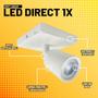 Imagem de Spot LED Taschibra Direct MR16 1X4W Branco - Base Linear