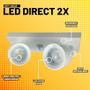 Imagem de Spot LED Taschibra Direct MR16 2X4W Branco - Base Linear