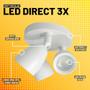 Imagem de Spot LED Taschibra Direct MR16 3X4W Branco - Base Circular