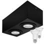 Imagem de Spot Plafon Sobrepor Box Par20 Duplo + Led 5,5w Stella