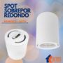 Imagem de Spot Redondo Sobrepor Foco Direcionável Teto 6,5x7,5cm Branco - Megalux