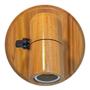 Imagem de Spot simples de madeira luminária para 1 lâmpada teto ou parede para cima do espelho plafon.