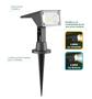 Imagem de Spot Solar Dual Color 50Lumens Luz Amarela E Branca ECOFORCE