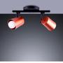 Imagem de Spot Trilho de Sobrepor Moderno Direcionável Fokus 2 Lâmpadas E27 Bivolt