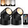 Imagem de Spotlight URTOM 3000K/4000K/5000K 3W LED para interior, pacote com 2