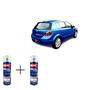 Imagem de Spray automotivo azul arian gm + verniz spray 300ml