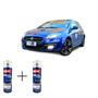 Imagem de Spray automotivo azul maserati fiat + spray verniz 300ml