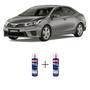 Imagem de Spray automotivo cinza cosmopolitan - 1g2 toyota + verniz spray 300ml