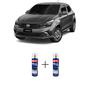 Imagem de SPRAY AUTOMOTIVO Cinza Silverstone Fiat + VERNIZ SPRAY 300ML