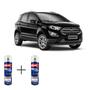 Imagem de Spray automotivo preto ebony + spray verniz 300ml