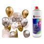 Imagem de Spray Brilho Balão Renovação Bexiga Látex Buffet Festa 300Ml