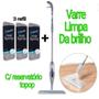 Imagem de spray mop perfumar sala area externa piso chão com Base Giratória 3 refis top