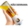 Imagem de Spray Pulverizador Vidro Inox Borrifador Azeite De Cozinha Galheteiro