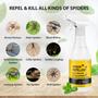 Imagem de Spray repelente de aranhas BugBai 473 ml de óleo de hortelã para uso interno/externo