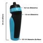 Imagem de Squeeze 600 Ml Sport Garrafa Fitness Água Academia Esporte