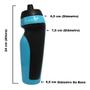 Imagem de Squeeze 600 Ml Sport Garrafa Fitness Água Academia Esporte