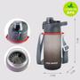 Imagem de Squeeze Garrafa de Água com Tampa Alça Trava Filtro Peneira Infusor Fazer Água Saborizada BPA Free 550 Ml